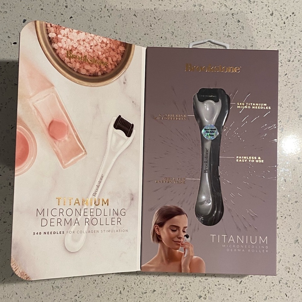 Brookstone Titanium Microneedling Derma Roller